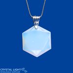 Opalite Hexagon Pendant