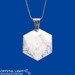 Howlite Hexagon Pendant