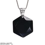 Black Obsidian Hexagon Pendant