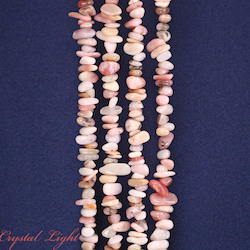 Chip Beads: Pink Opal Chip Beads