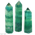 Green Fluorite Polished Point