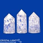 Cracked Quartz Polished Point