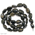 Goldsheen Obsidian Tumble Beads