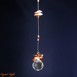 Suncatchers: Ball Drop Suncatcher- Burnt Orange/ 30mm