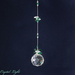Suncatchers: Ball Drop Suncatcher- Emerald/ 40mm