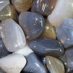 Tumbles by Weight: Agate Brazil Tumble 40-50mm/ 250g