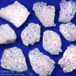 Clusters: Rainbow Aura Quartz Clusters/500g