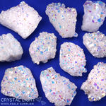 Rainbow Aura Quartz Clusters/500g