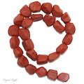 Red Jasper Rough Beads