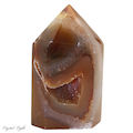 Agate Druse Polished Point
