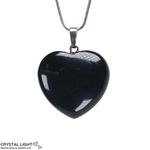 Black Obsidian Heart Pendant