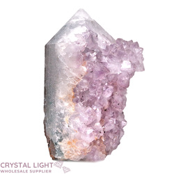 Rough Cut Bases: Amethyst Druse Point
