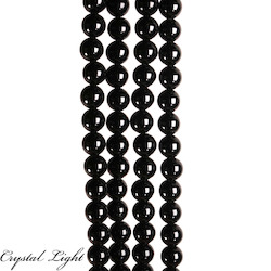 8mm Bead: Black Obsidian 8mm Beads