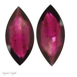 Cut Gemstones: Rhodolite Garnet Marquise Shape