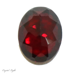 Cut Gemstones: Garnet Oval Shape