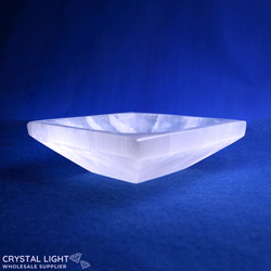 Selenite: Selenite Square Dish (10cm)