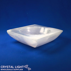 Bowls, Plates & Dishes: Selenite Square Bowl (12cm)