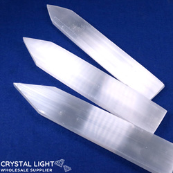 Selenite: Selenite Pointed Slab