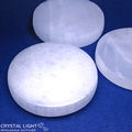 Selenite Round Plate /8cm