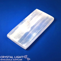 Selenite: Selenite Rectangle Plate (15cm)