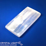 Selenite Rectangle Plate (15cm)