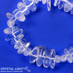 Chip Bead Bracelets: Clear Quartz Chip Bracelet