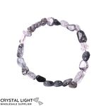 Tourmalated Quartz Tumble Bracelet