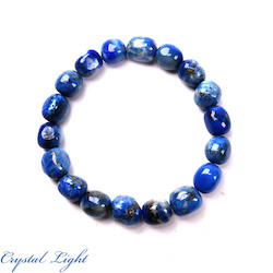Tumble Bead Bracelets: Lapis Lazuli Tumble Bracelet