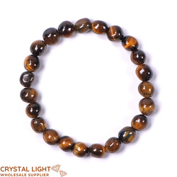Tumble Bead Bracelets: Tiger's Eye Tumble Bracelet