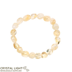 Tumble Bead Bracelets: Citrine Tumble Bracelet