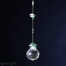 Suncatchers: Ball Drop Suncatcher- Emerald/ 50mm