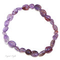 Amethyst with Inclusions Tumble Bracelet