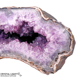 Single Druse Pieces: Amethyst Geode