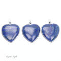 Lapis Lazuli Heart Pendant with Frame