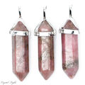 Rhodonite Double Terminated Pendant
