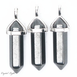 Terminated Pendant: Hematite Double Terminated Pendant