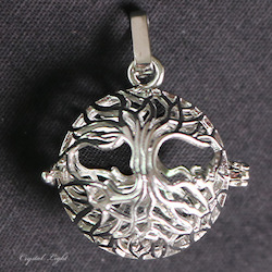 Cage Pendants: Tree of Life Sphere Cage