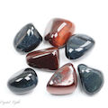 Red & Blue Tiger's Eye Tumble Lot