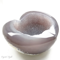 Hearts: Agate Druse Heart Bowl