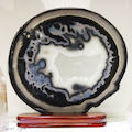 Large Agate Slice on stand