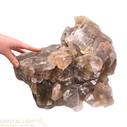 Individual Clusters: Smokey Rutilated Quartz Cluster Large