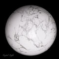 Howlite Sphere/ 71mm