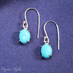 Sterling Silver Earrings: Turquoise Earrings