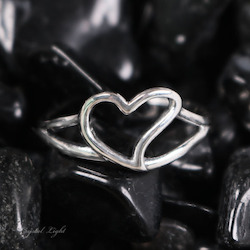 Sterling Silver Rings: Heart Ring