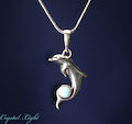 Larimar Dolphin Pendant