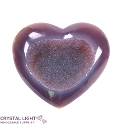 Hearts: Agate Druse Heart