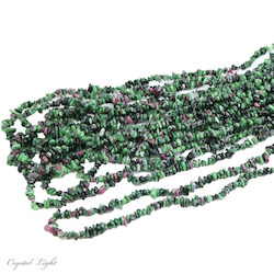Chip Beads: Ruby Zoisite Chip Beads