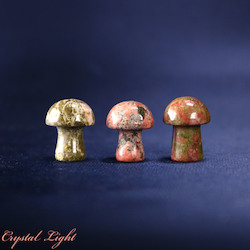 Mushrooms: Unakite Mini Mushroom