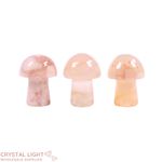 Flower Agate Mini Mushroom