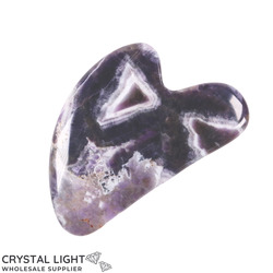 Gua Sha: Chevron Amethyst Gua Sha